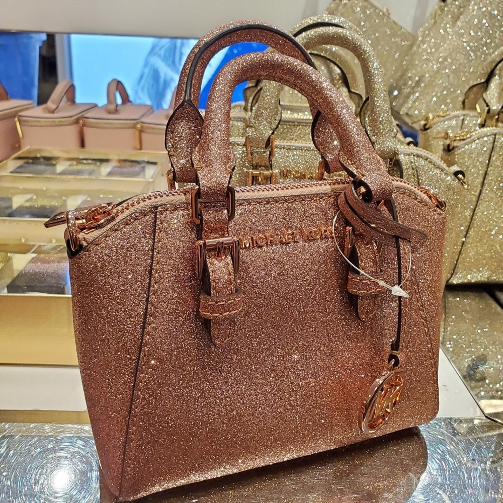 MICHAEL KORS MINI CIARA XBODY CROSSBODY GLITTER - Picture 3 of 5